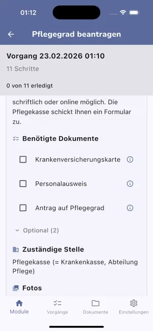 Behördenhelfer Pflegegrad Übersicht